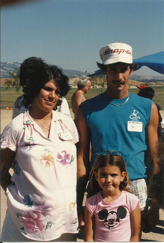 Harry's daughter Cynthia and her husband Joseph at the family reunion 1985